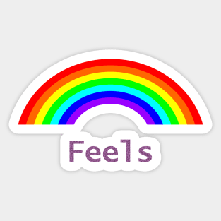 Feels Rainbow Sticker